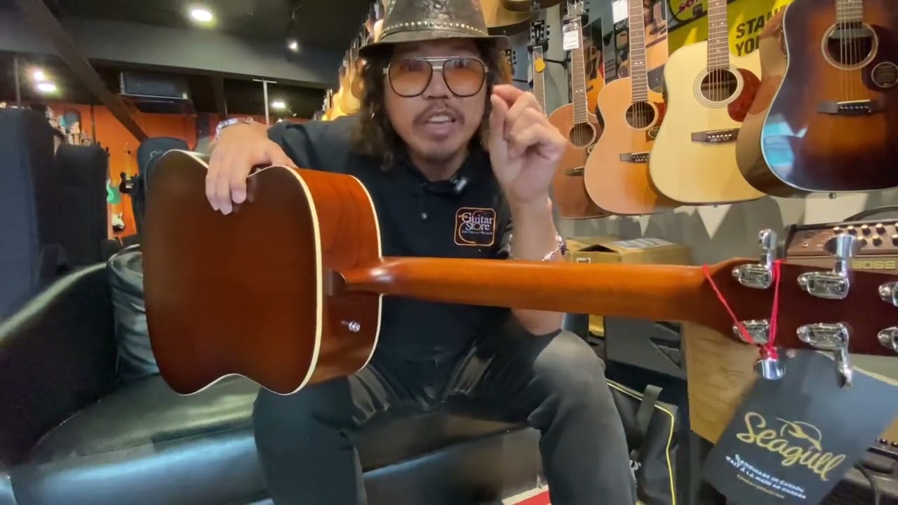 Seagull S6 Original Burnt Amber QIT #Godin #seagull #burntamber