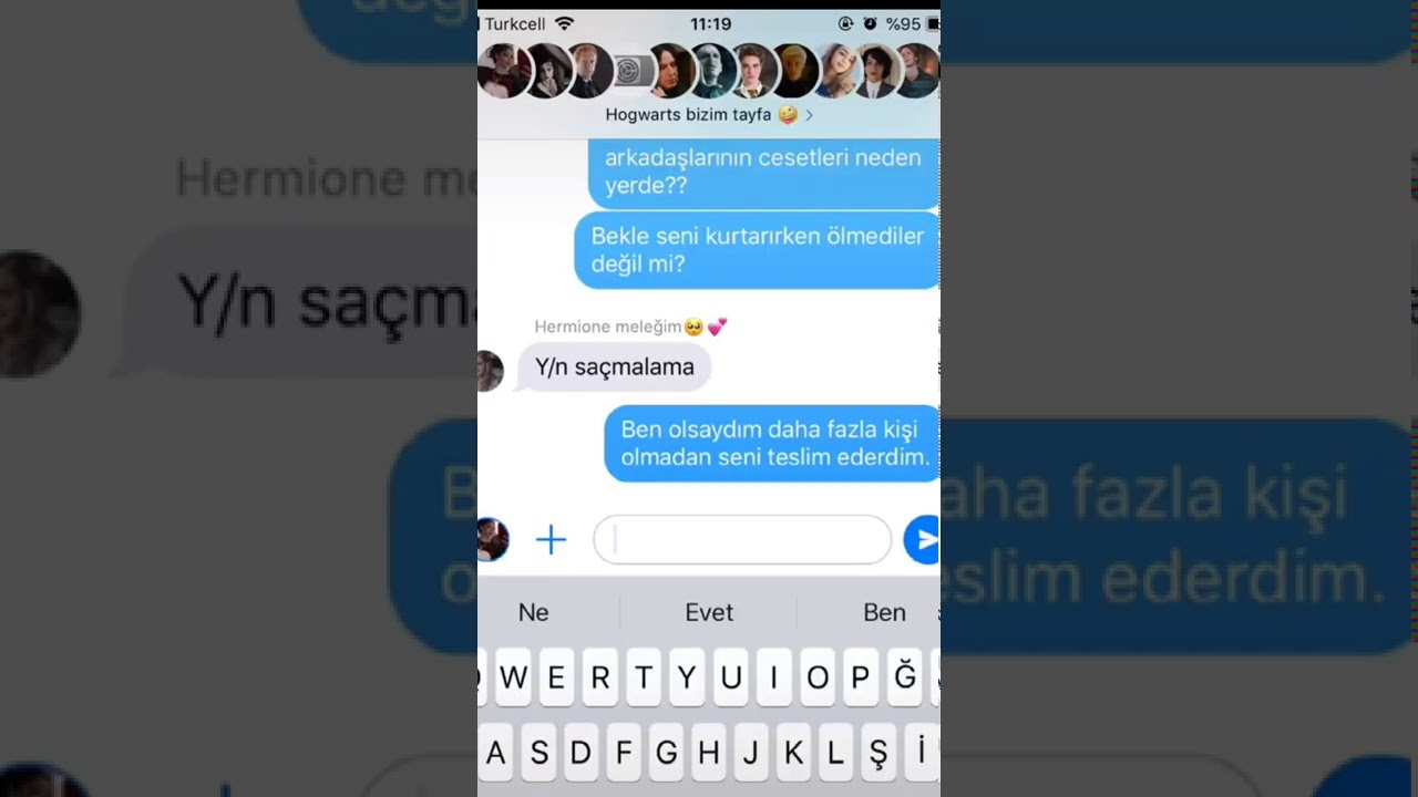 Hogwarts Sohbet Grubu Part2 //Draco ile Y/n ayrıldı..//