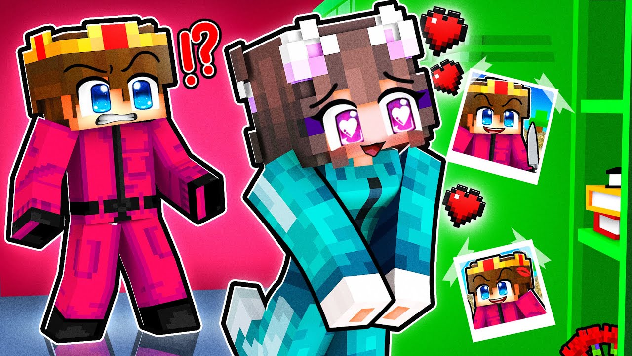 NELLY SPIELER hat sich in SEMLAKI WÄCHTER VERLIEBT in SQUID GAME Minecraft!