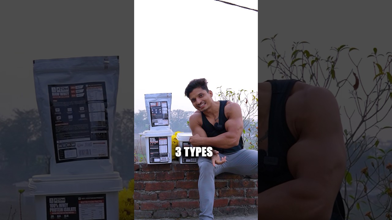 Whey protein ❌ types ✅ #trending #fitness #youtubeshorts #shorts #wheyprotein