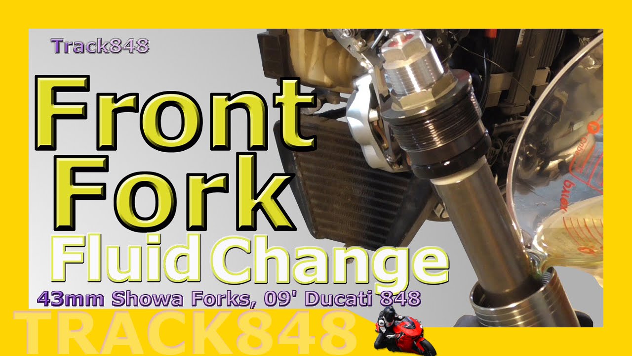 How to Change Motorcycle Front Fork Fluid / Oil