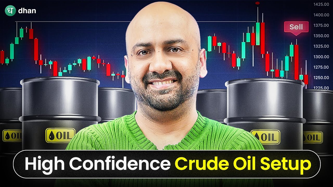 High Confidence Trade Setup for Crude Oil | Crude Oil Trading Strategy | Dhan