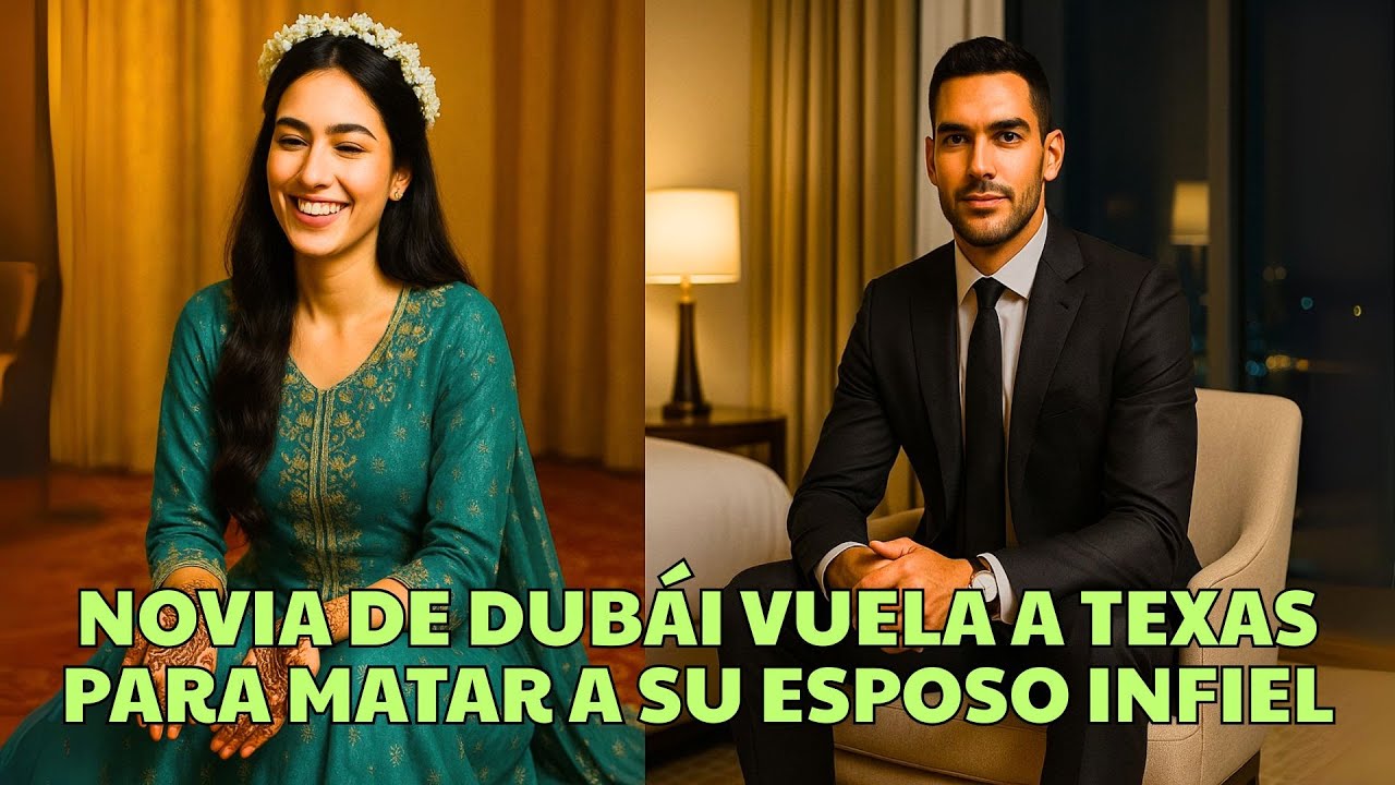 Novia de Dubái vuela a Texas y mata a su esposo infiel y su amante una semana tras la boda