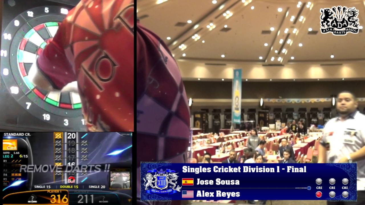 The 13th ADA International Darts Tour - Men's Singles Cricket - Division 1 Final