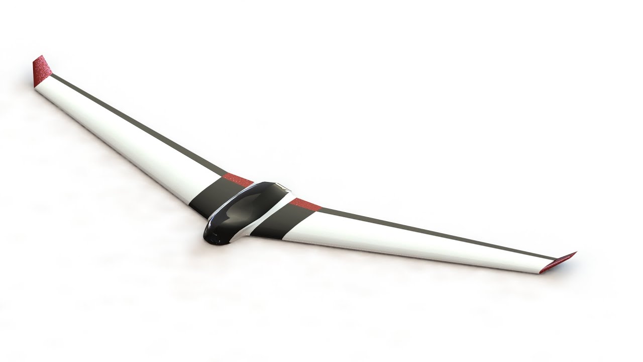 How To Design UAV Fixed Wing Skywalker X8 Model With SolidWorks Software 