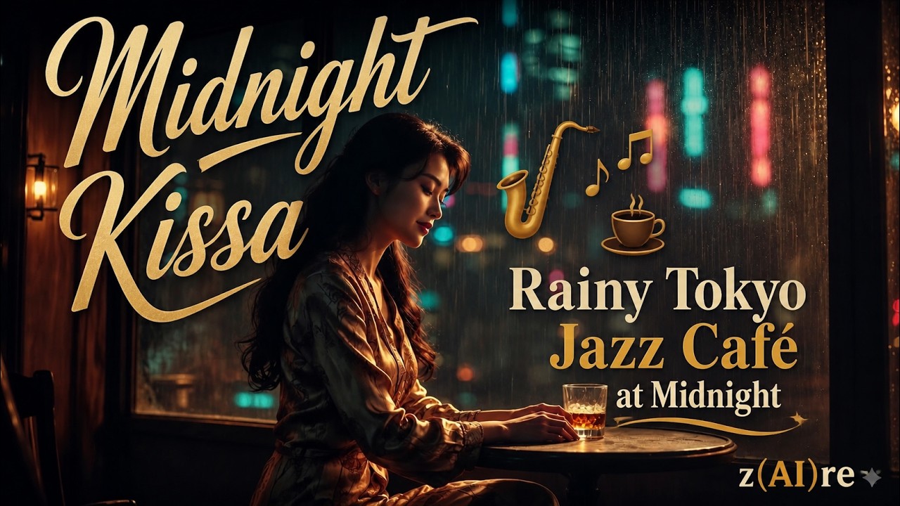 🌧️ Midnight Kissa – Rainy Tokyo Jazz Café at Midnight | Full Album z(AI)re