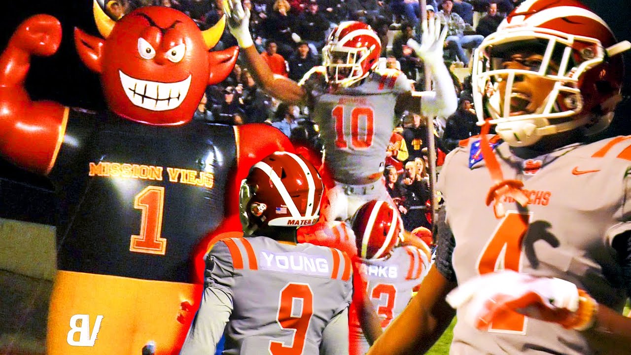 #1 Mater Dei 2ND ROUND PLAYOFF GAME VS #4 Mission Viejo! UNDEFEATED Teams Play For Shot At The SHIP!