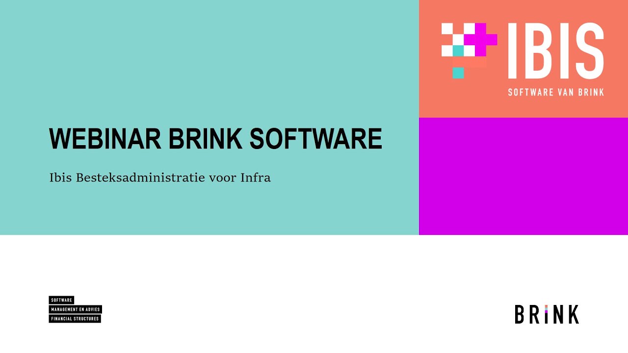 Webinar: Online (samen)werken in Ibis Besteksadministratie voor Infra