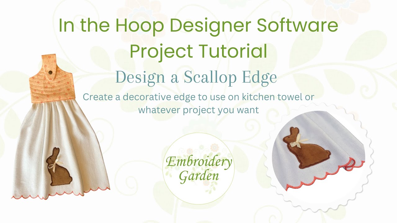 Программа для создания фигурных краев Embroidery Garden ITH Designer Software: руководство по соз...