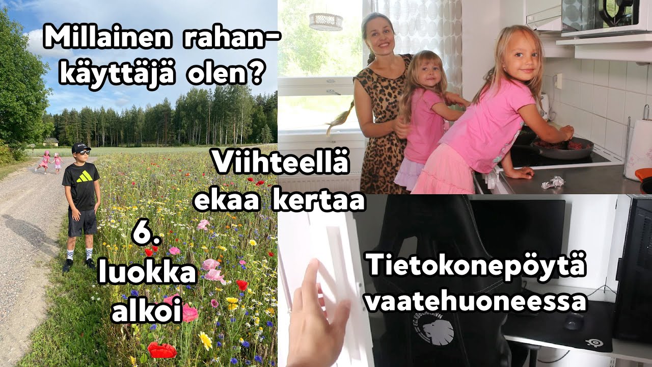 TIETOKONEPÖYTÄ VAATEHUONEESSA | MILLAINEN RAHANKÄYTTÄJÄ OLEN? VIIHTEELLÄ EKAA KERTAA