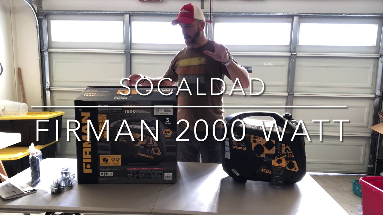 Firman 2000 Costco Generator - Model W01682