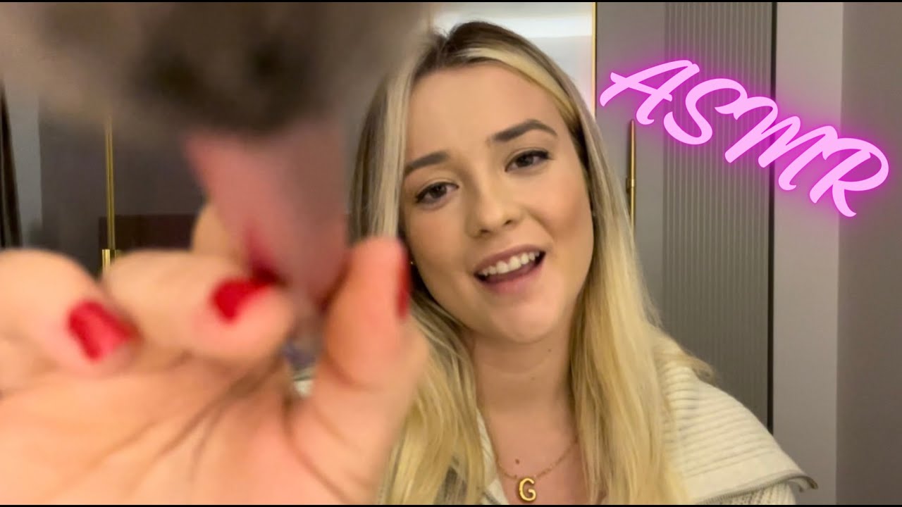 ASMR 💗 YAVAŞÇA YÜZÜNE FIRÇAYLA DOKUNUYORUM 😴✨ Türkçe ASMR