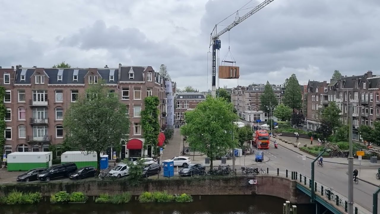Plaatsing Opus Pod Tuinkantoor in Amsterdam