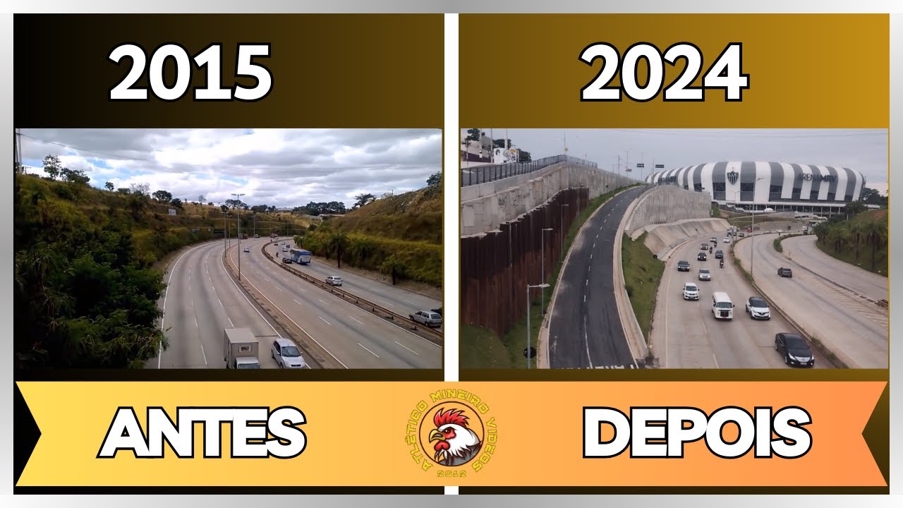 Antes e Depois da ARENA MRV (2015-2024)