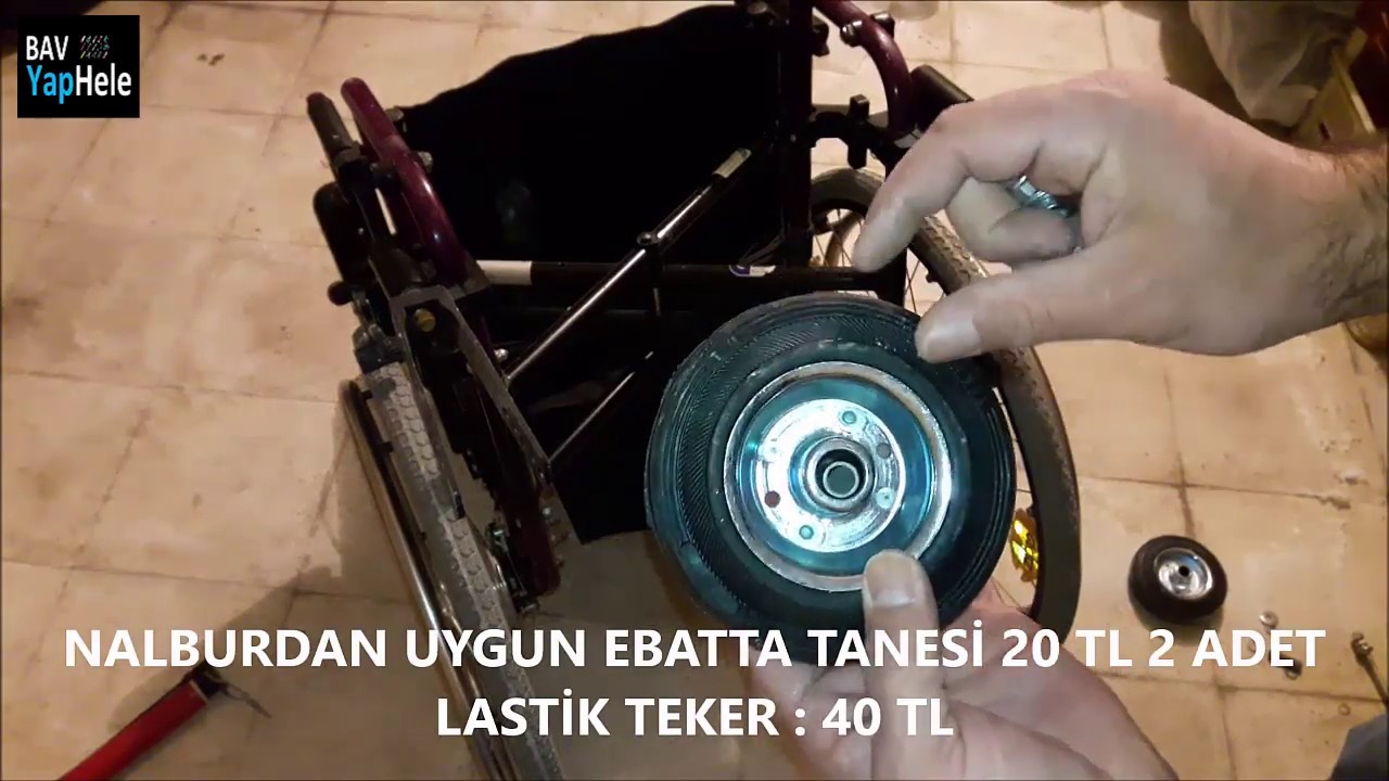 Tekerlekli Sandalye Ön ve Arka Teker Değişimi, Tamiri Nasıl Yapılır