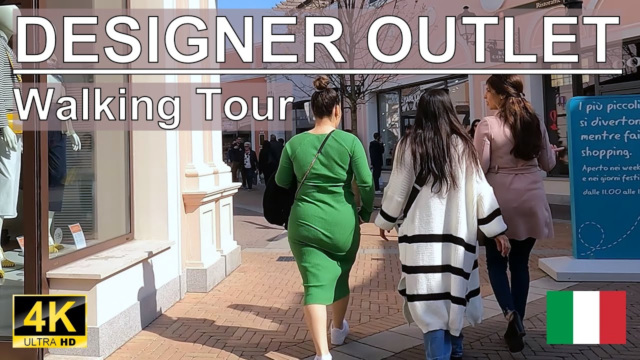 4K What are the stores in Designer Outlet Noventa di Piave, Italy | Walking Tour
