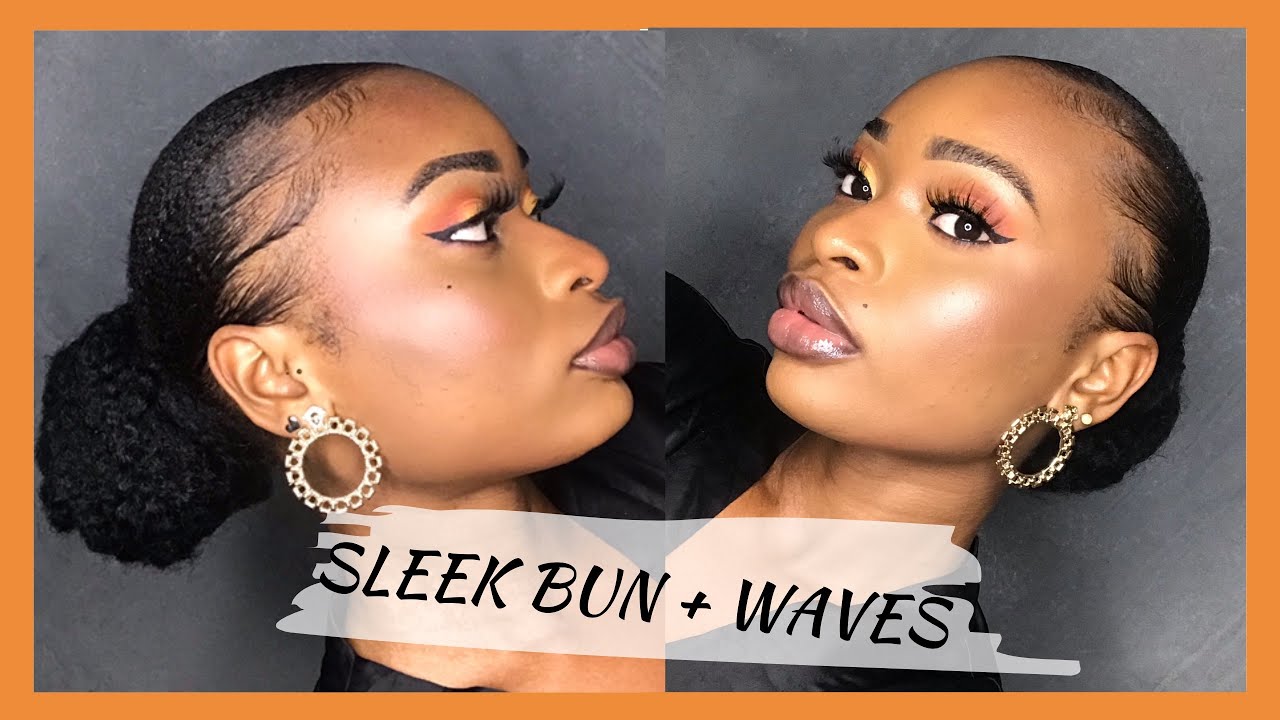 PLAQUER SES CHEVEUX CRÉPUS 4B & 4C - SLEEK BUN + WAVES EDGES