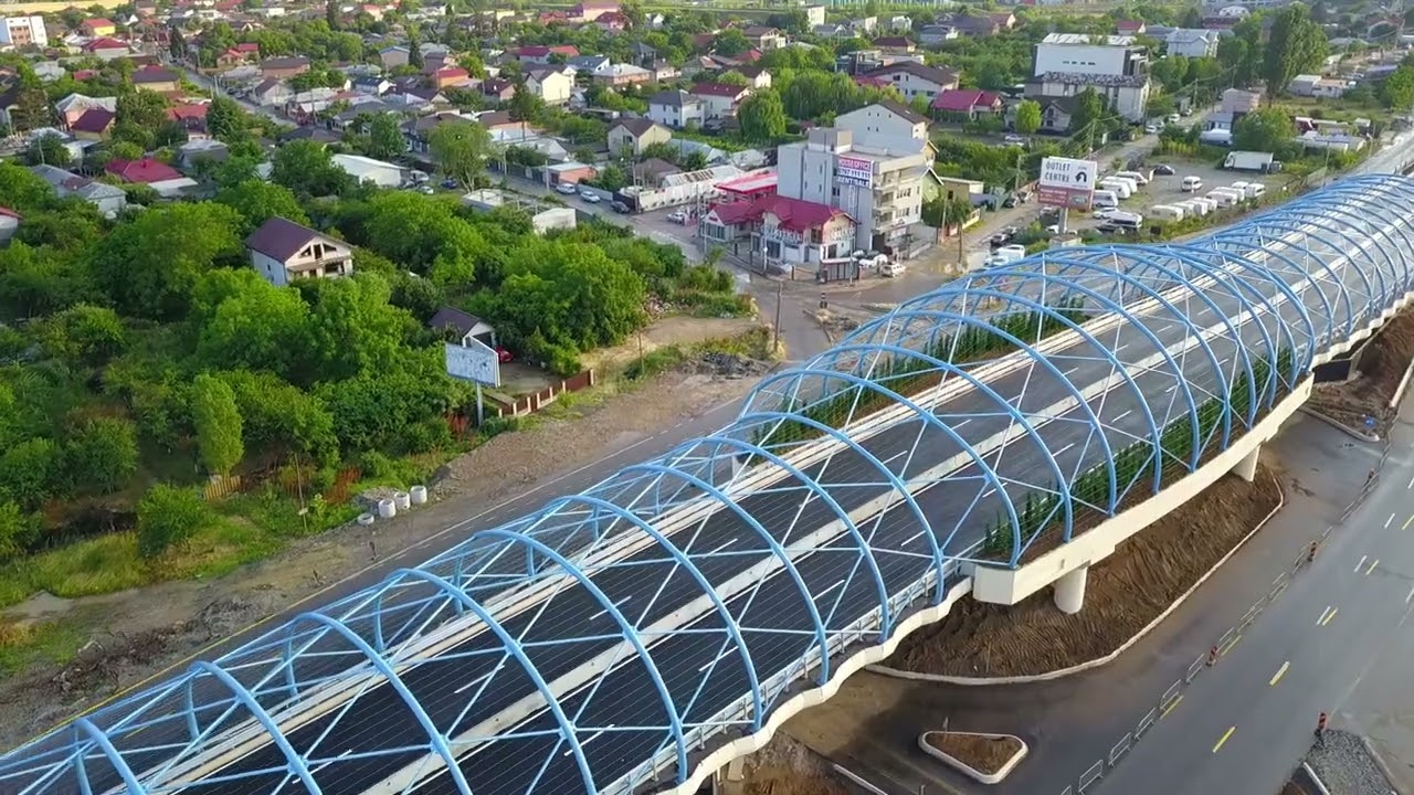 Pasajul Theodor Pallady - A2: Golden Gate de Bucuresti la Golden Hour!! 19.06.2023.