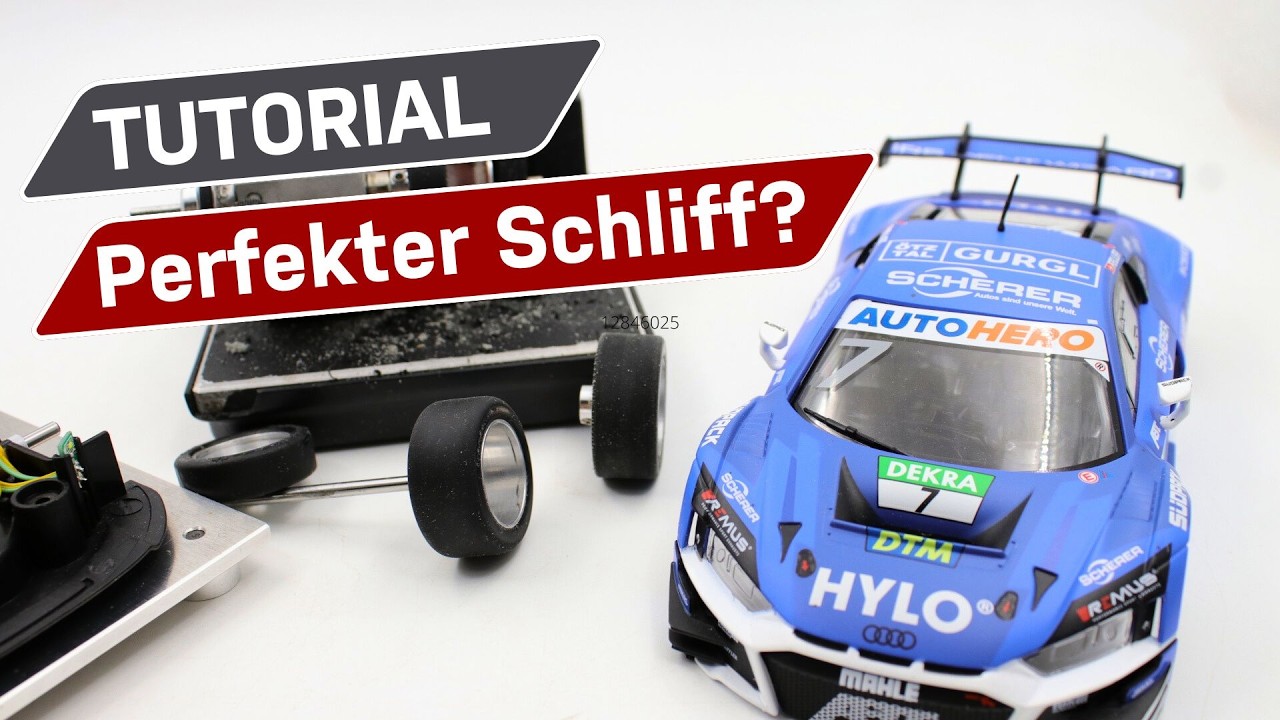 Slotcar-Reifen schleifen und polieren - Auf dem Weg zum perfekten Reifen