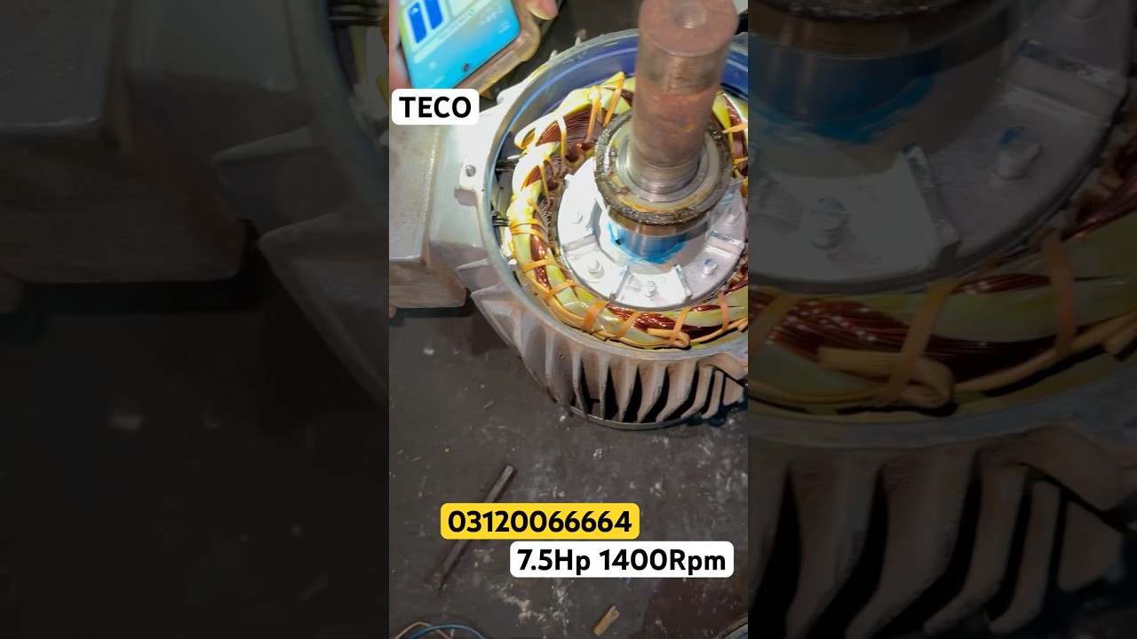 7.5 HP 1400 RPM 3-Phase induction motor