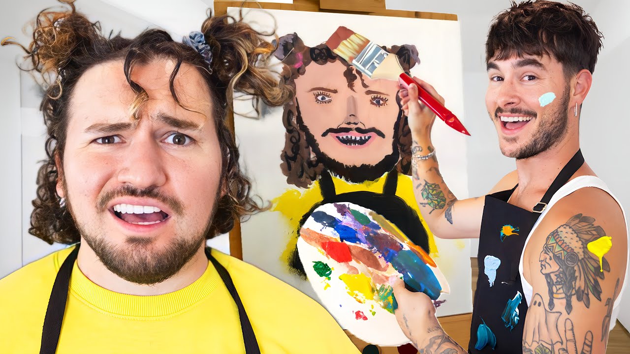 Best Friends Paint Each Other (Horribly)