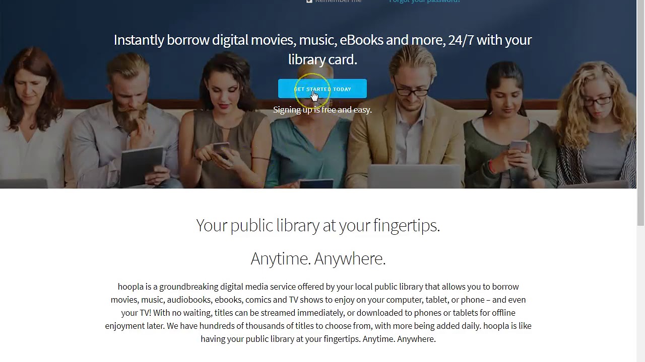 How to Sign Up for Hoopla