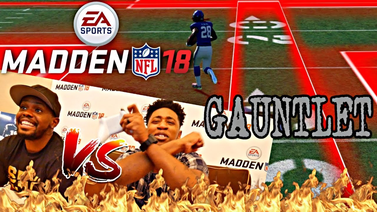 EXTREME MADDEN 18 GAUNTLET WAGER!!! LOSER HAS TO DO 30 PUSH-UPS VS iMAV!! | StaxMontana