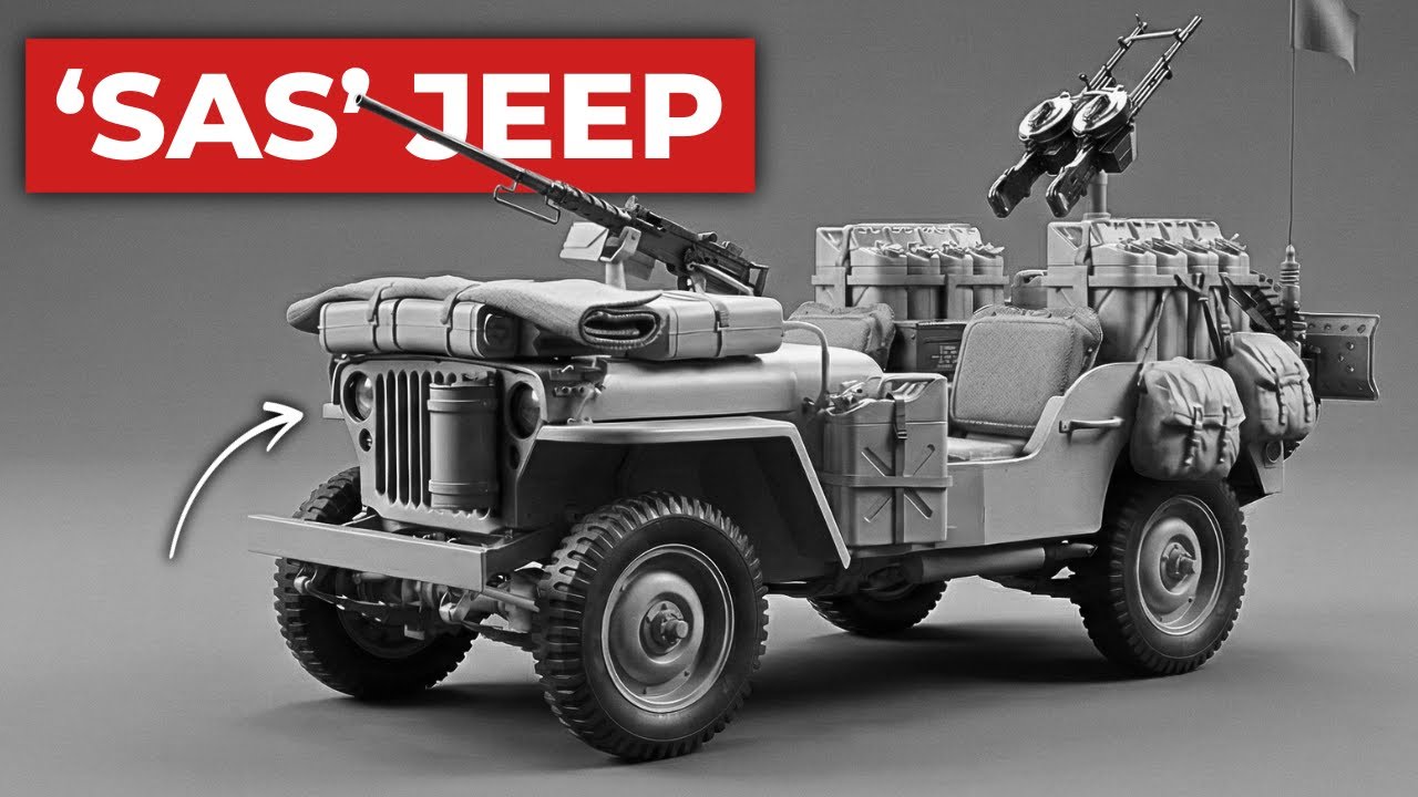 The 'Overloaded' British Jeep That Let 4 Men Destroy An Entire German Airfield