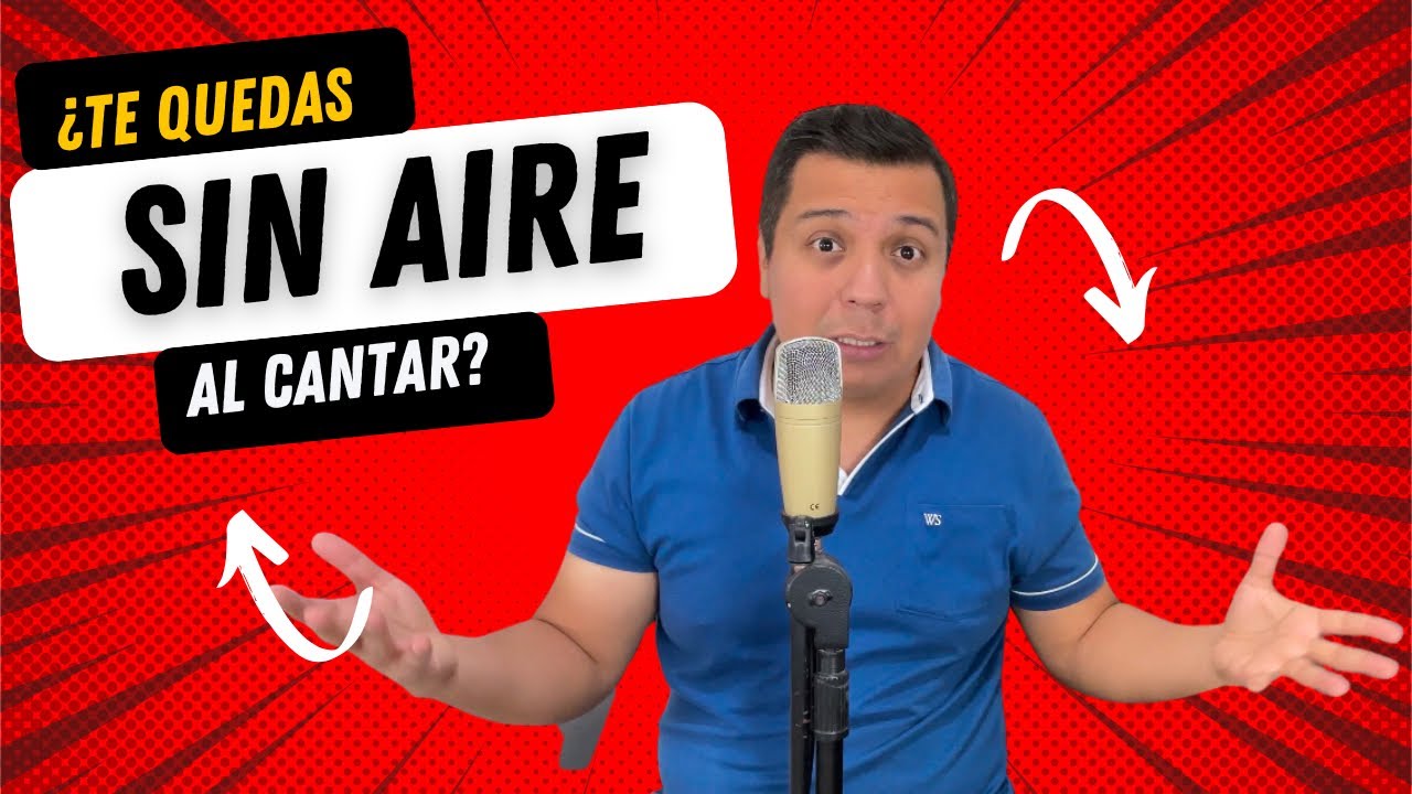 Evita QUEDARTE SIN AIRE al cantar | Ejercicios de respiración | Vocalización | Clases de canto