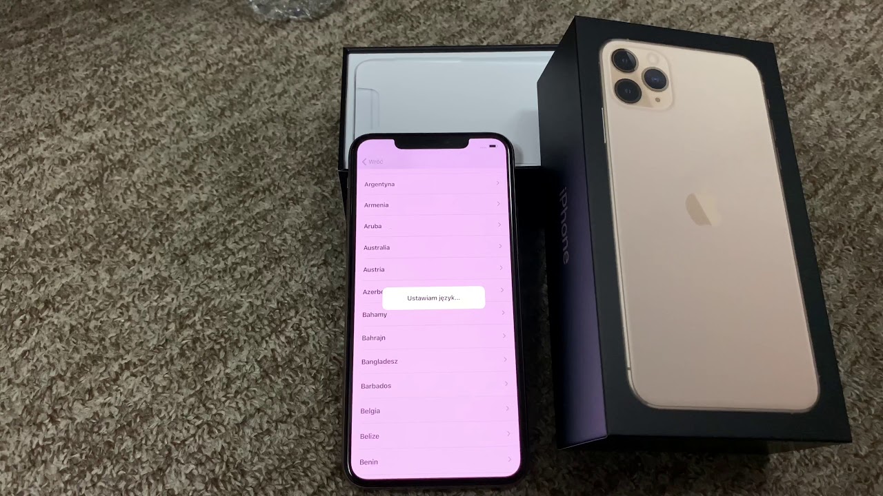 NEW iPhone 11 Pro Max 256gb gold (2019) UNBOXING