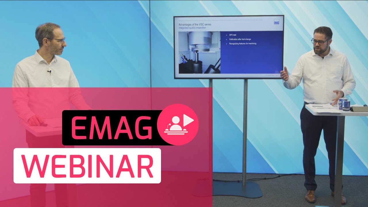 Webinar @ EMAG: Hochproduktive Fertigung von komplexen Seriendrehteilen