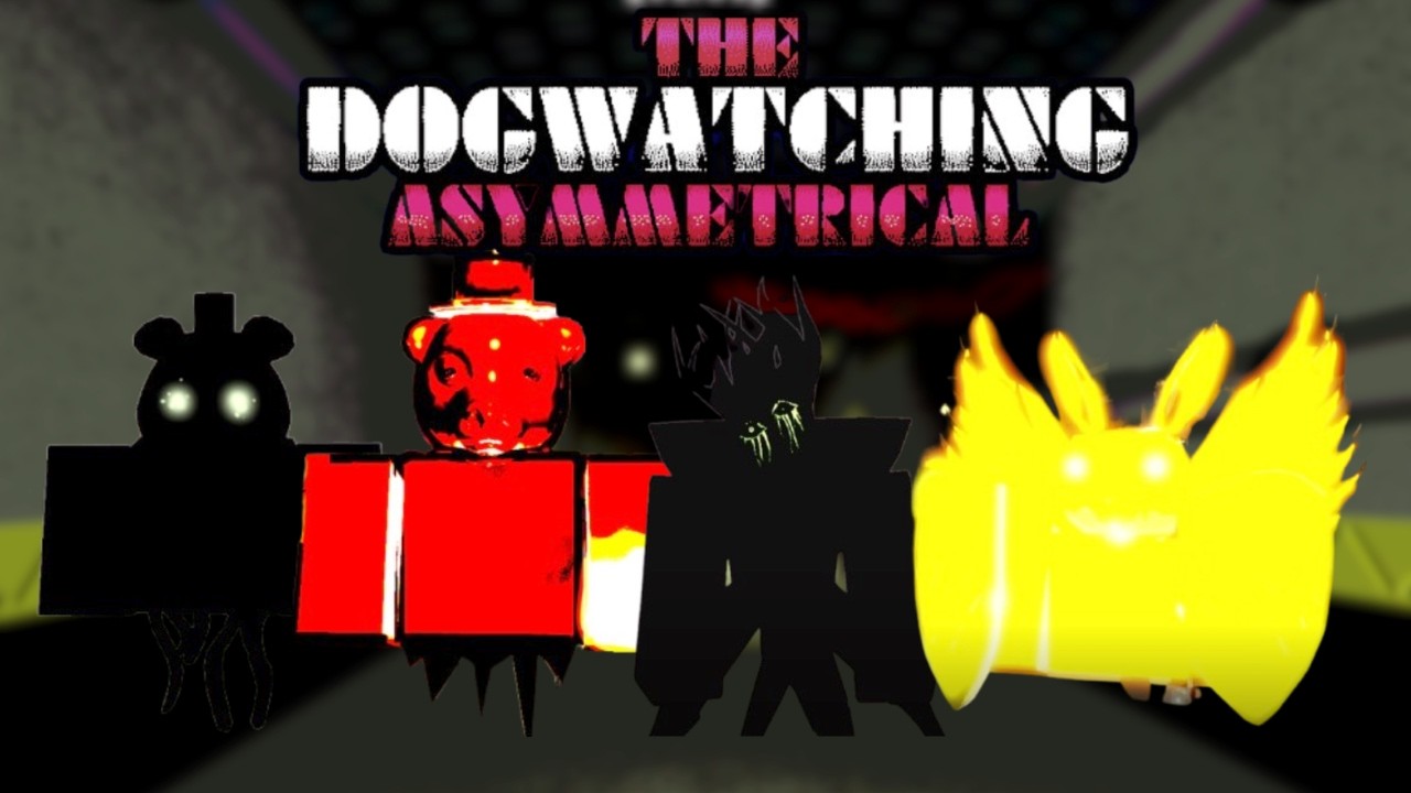 All Ghosts Showcase (FNAF ASYM) - Roblox The Dogwatching Asymmetrical