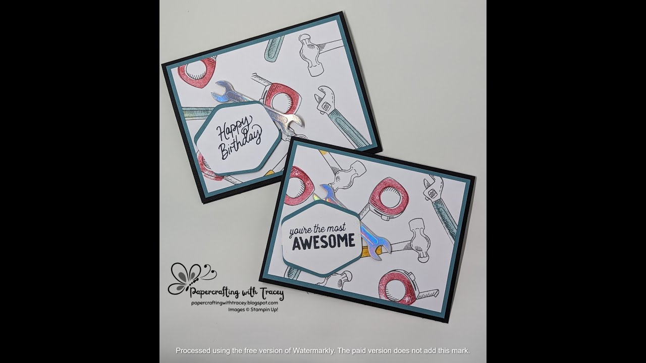 Trusty Tools Masculine Card