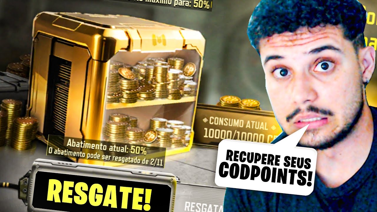 Resgate METADE dos CODPOINTS que VOCE GASTOU no COD MOBILE AGORA!