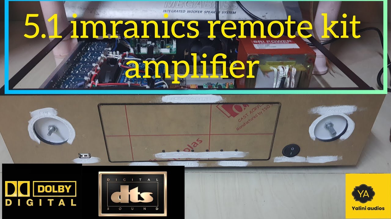 5.1 imranics dsp remote kit amplifier #dolbysurround #dolby #dts #htmi arc #optical