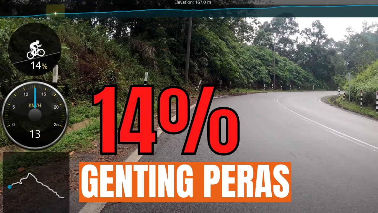 [SOLO RIDE] | Perez Non Stop | Grade 14% | Genting Peras