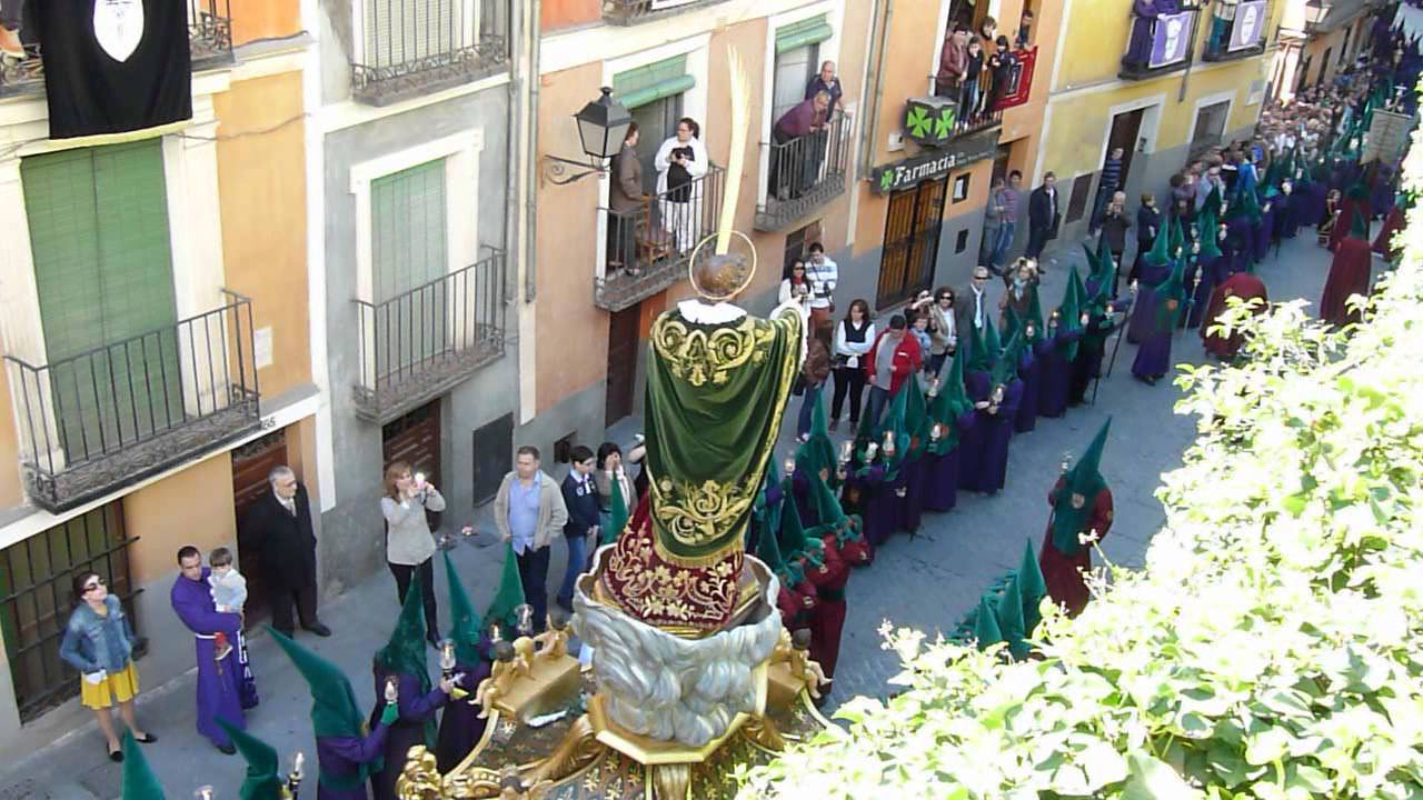 Semana Santa Cuenca 2014. Turbas, Camino del Calvario.