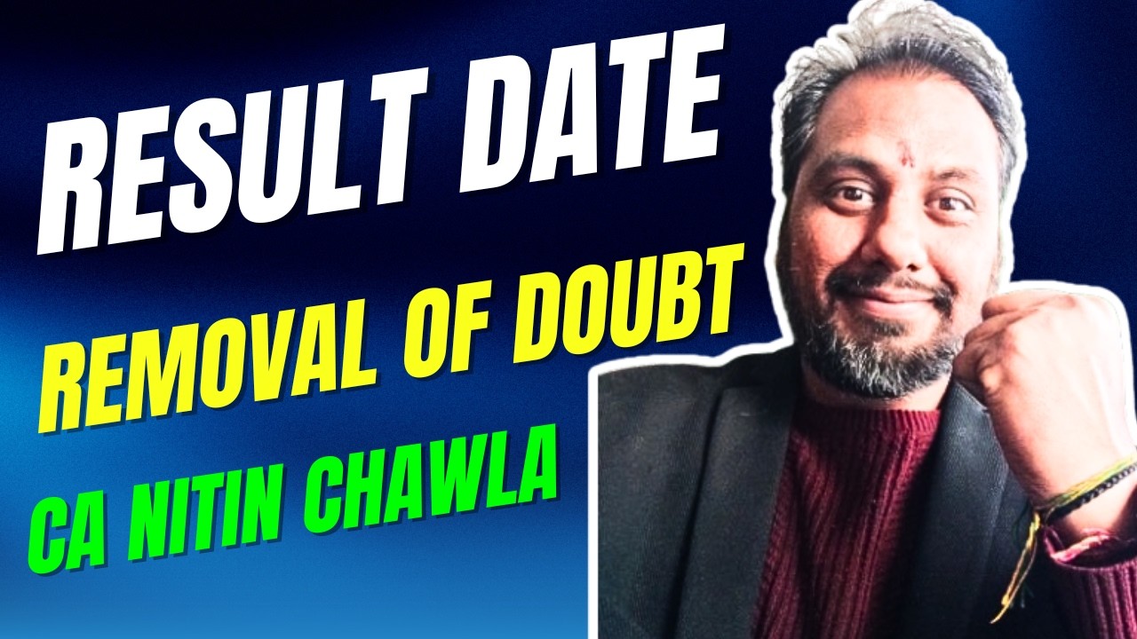 Jan 26 CA Exam Result Date Final? 🤯 Removal of Doubts | ICAI Official Update Explained