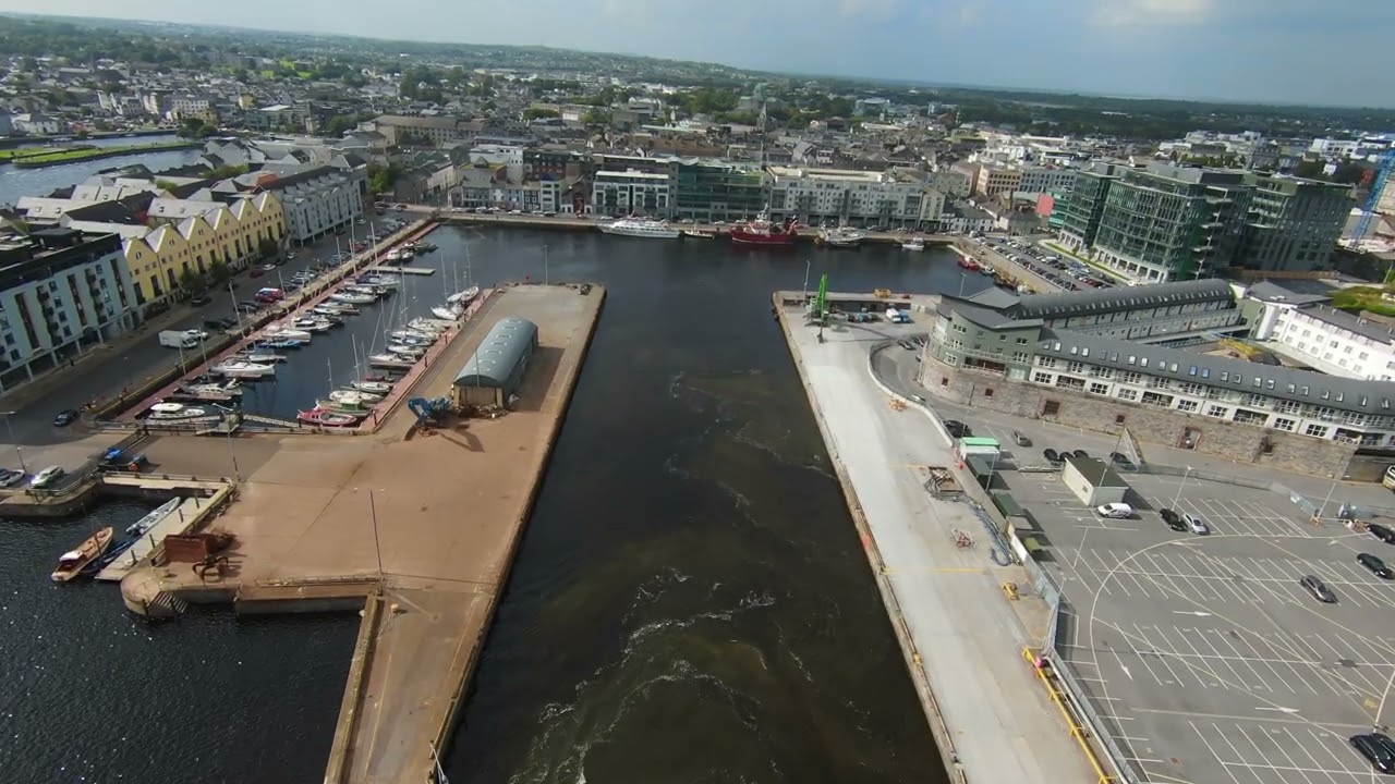 Galway Docks By Drone