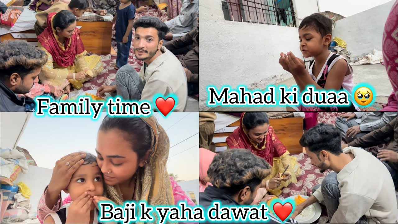 Baji k yaha iftar party ❤️mahad ki duaa sun k dil khush hogaya 🥹 /  mushab vlog / 