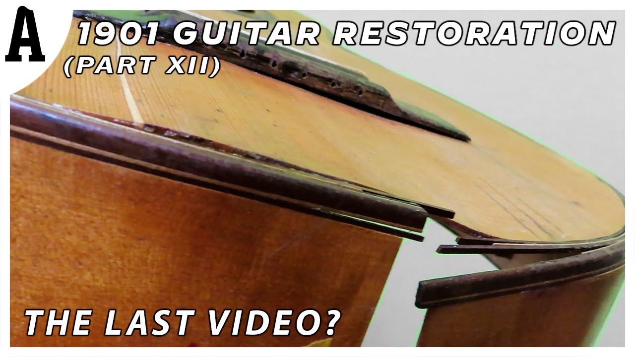 THE GUITAR IS ABOUT TO BREAK AGAIN! - 120 Years Old Guitar Restoration  (XII)