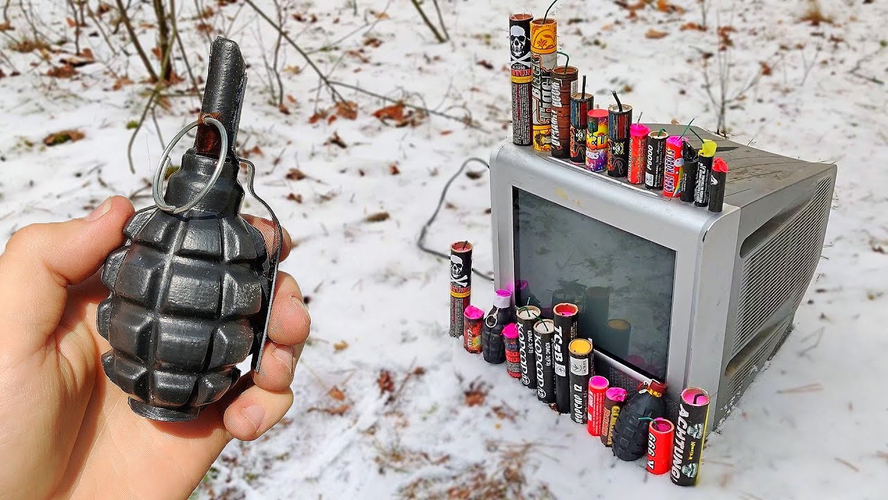 ✅🔥ВЗОРВАЛ БАБУШКИН ТЕЛЕВИЗОР 💣💥 МОЩНАЯ ПЕТАРДА vs ТЕЛЕВИЗОР 📺МНОГО ПЕТАРД 💥 BIG FIRECRACKERS