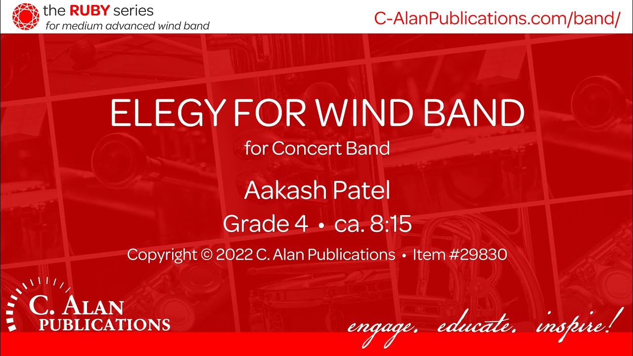 Elegy for Wind Band (Band Gr. 4) - Aakash Patel