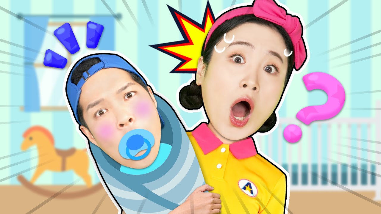 으앙~ 아뜨와 아차가 아기가 됐어요👶 | 아뜨가 작아졌어요 | 아기 돌보기 | 아뜨와 아차