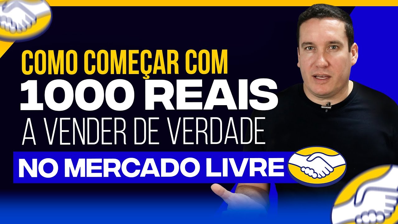 COMO COME&Ccedil;AR A VENDER COM 1000 REAIS NO MERCADO LIVRE EM 2024!