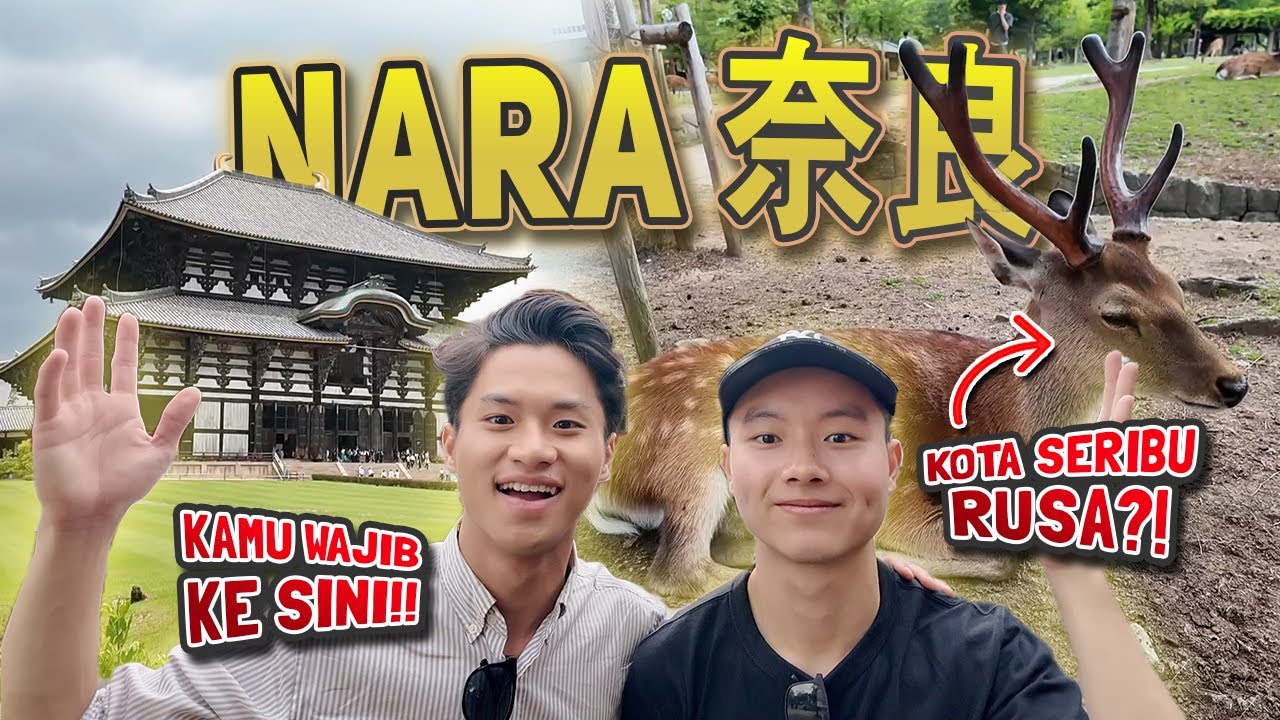 Tempat Paling UNDERRATED di Jepang🤔⁉️ Seharian Explore NARA👹 Kota Seribu Rusa🦌 Kota Lahirnya Buddha🎌