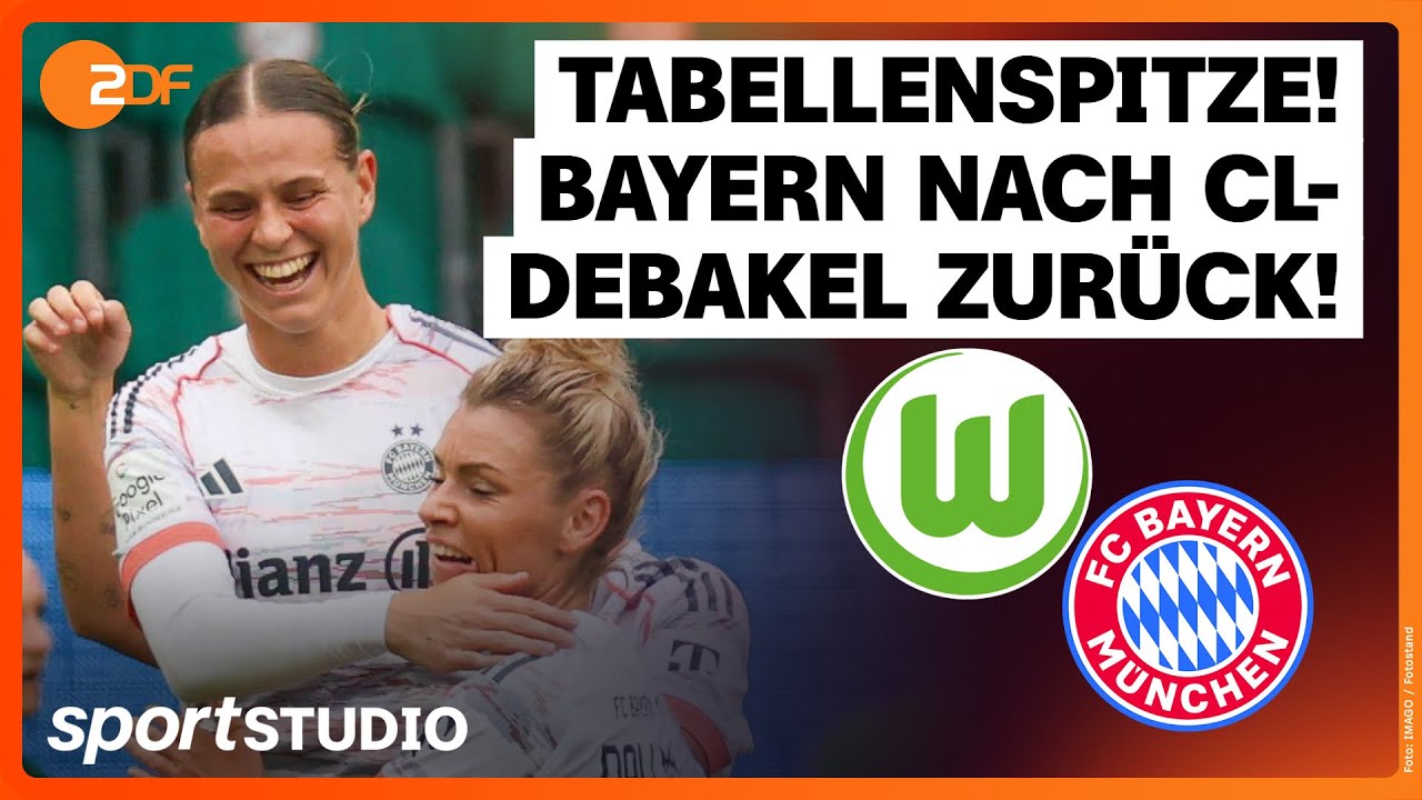 VfL Wolfsburg &ndash; FC Bayern M&uuml;nchen | Frauen-Bundesliga, 6. Spieltag 2025/26 | sportstudio