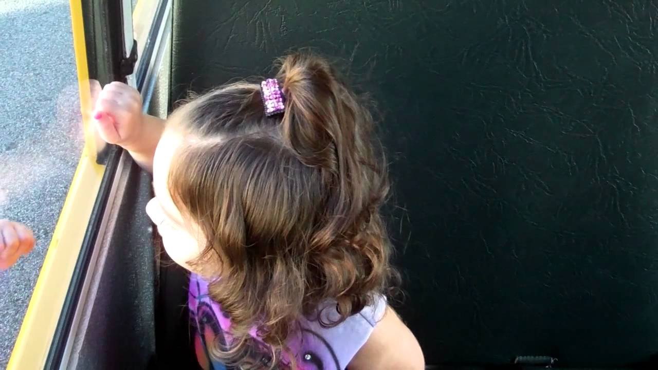 Abby's first bus ride!