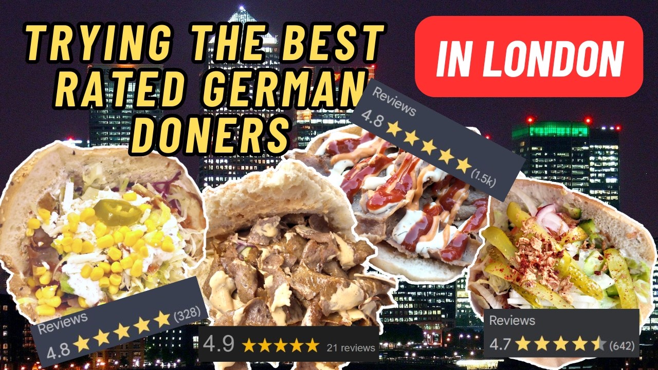 Reviewing THE BEST RATED German Doners in London