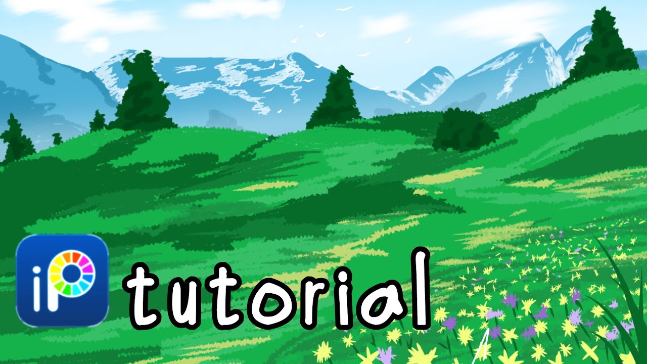 Tutorial Draw grass on ibispaint X